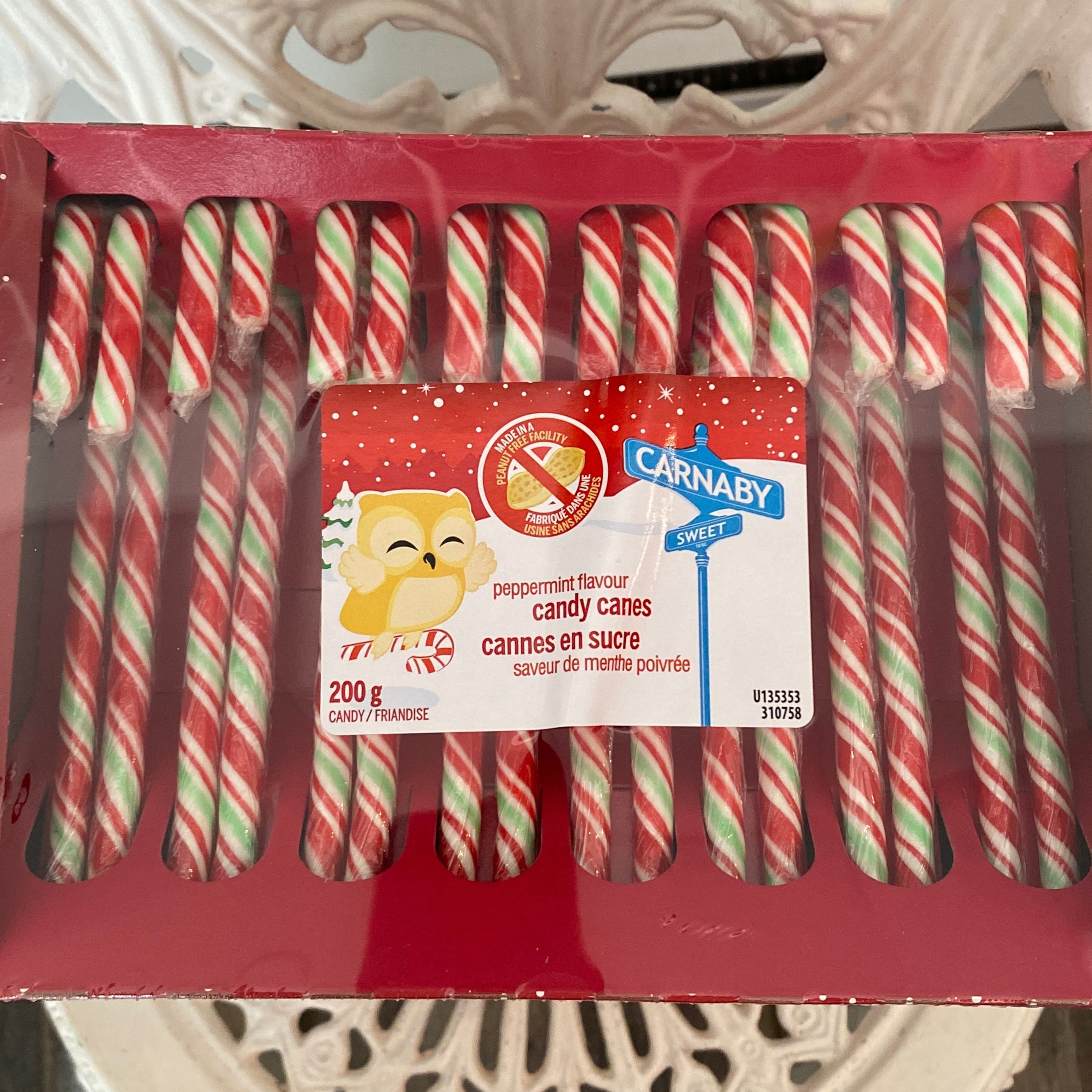 Carnaby Peppermint Candy Canes 16pc PoCo Sweet Shop