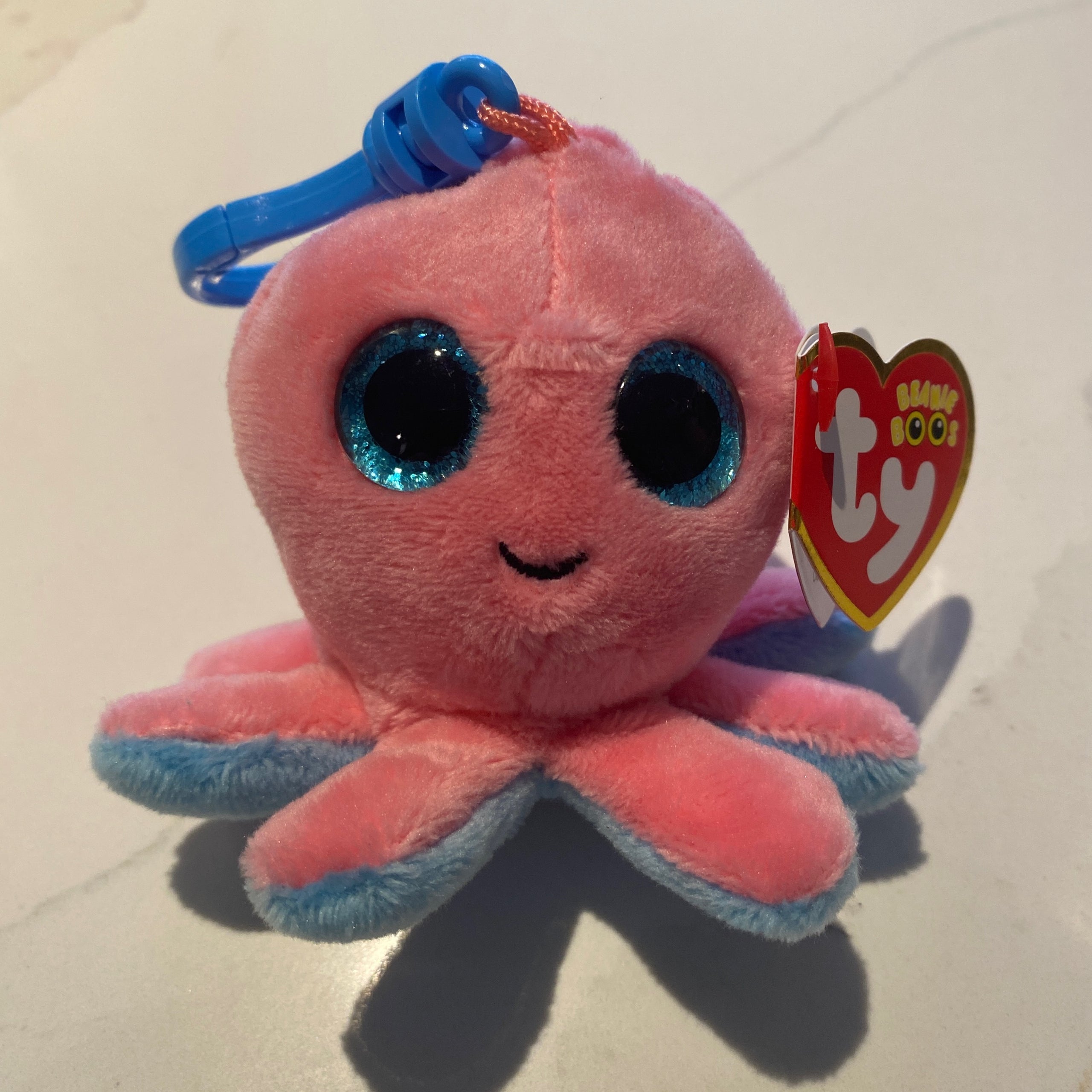 TY Beanie Boo Octopus With Clip